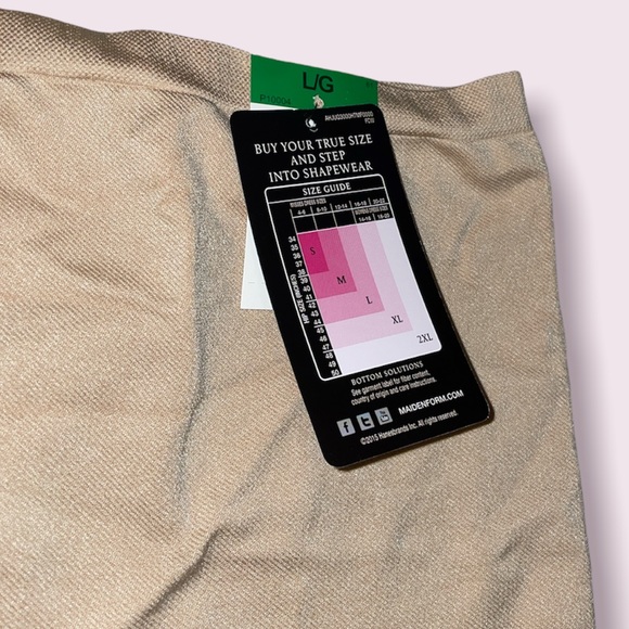 NWT Maidenform bottom solutions shaper shorts - Picture 3 of 5
